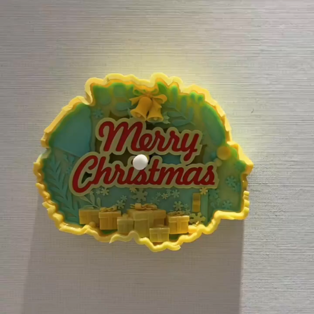 Christmas Tree Silhouette Projection Night Light – Artistic Shadow Holiday Decor