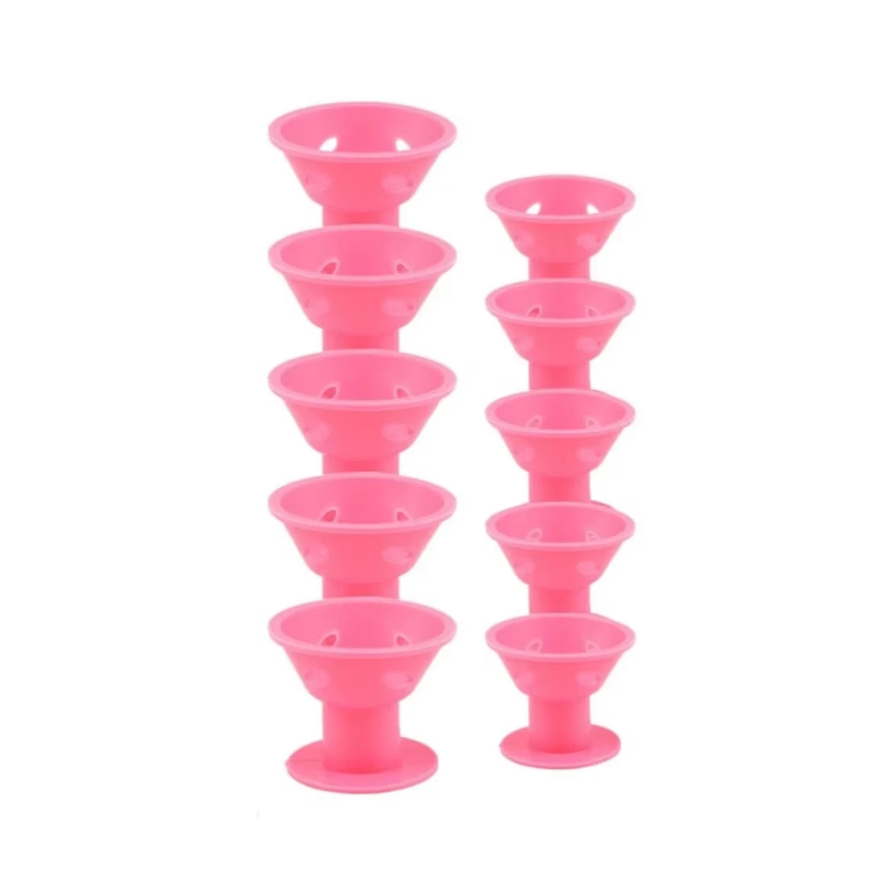 Heatless Silicone Hair Curlers for Effortless Styling While Sleeping
