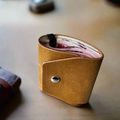 magnetic leather wallet
