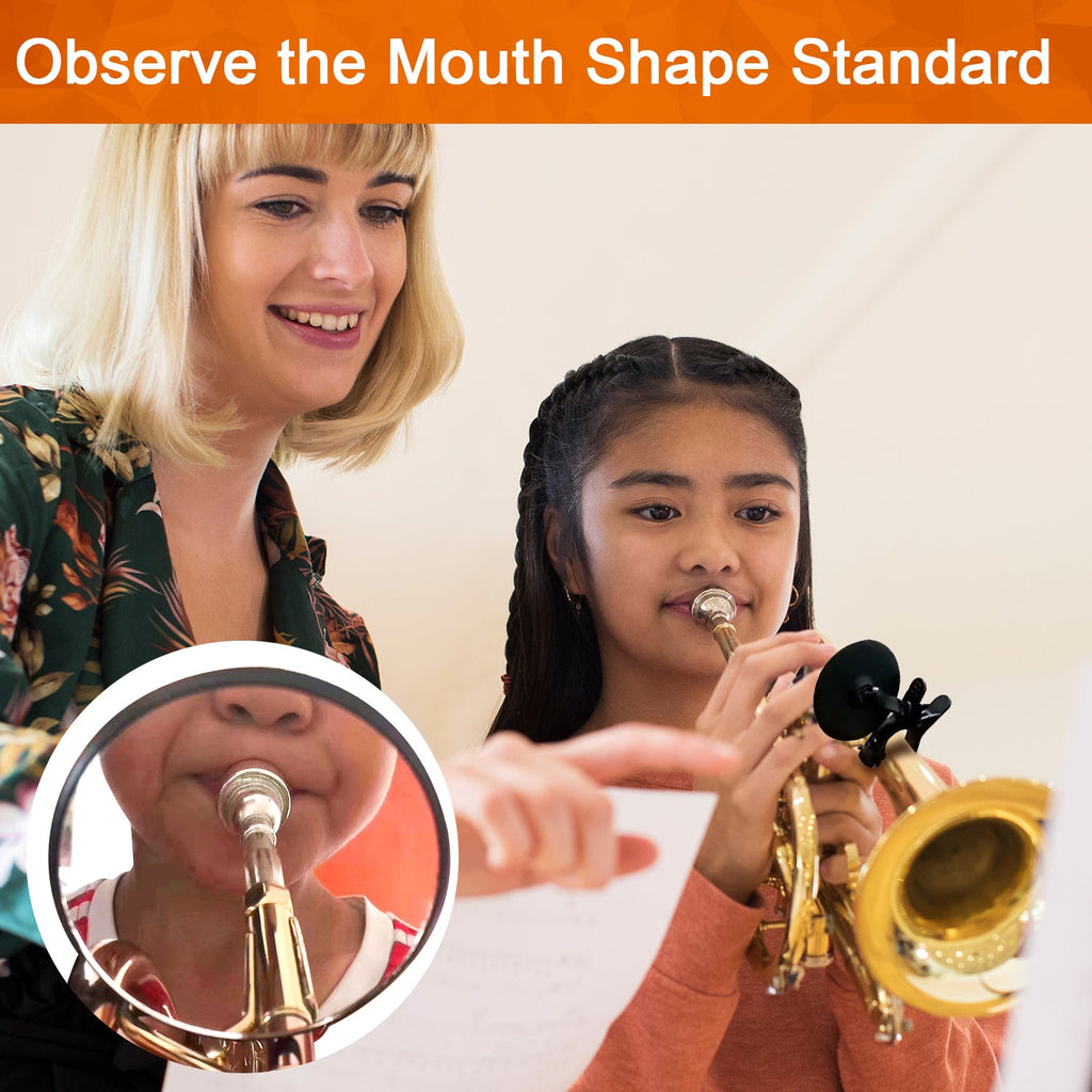 Embouchure Training Mirror for Brass Instruments