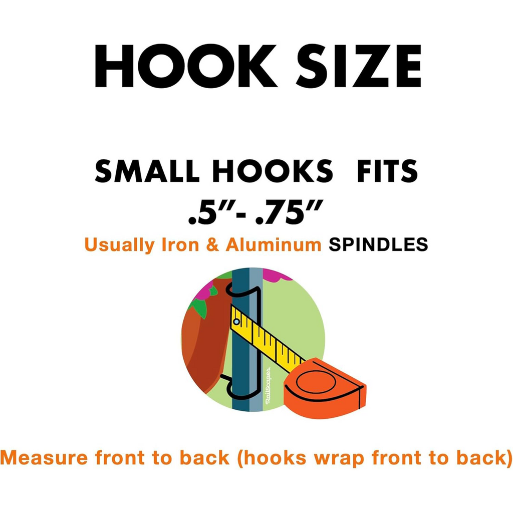 Floating Planter Clips – Adjustable Railing Hooks for Vertical Garden (3-Pack)