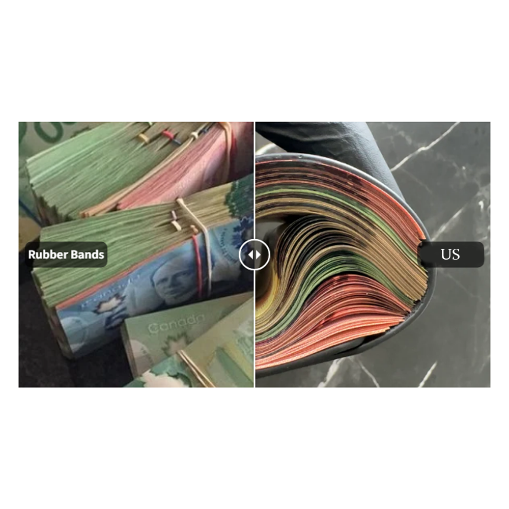 magnetic leather wallet