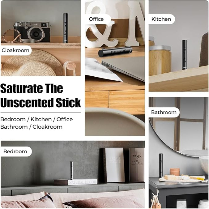 Black Vent Clip Car Diffuser (2Pcs)