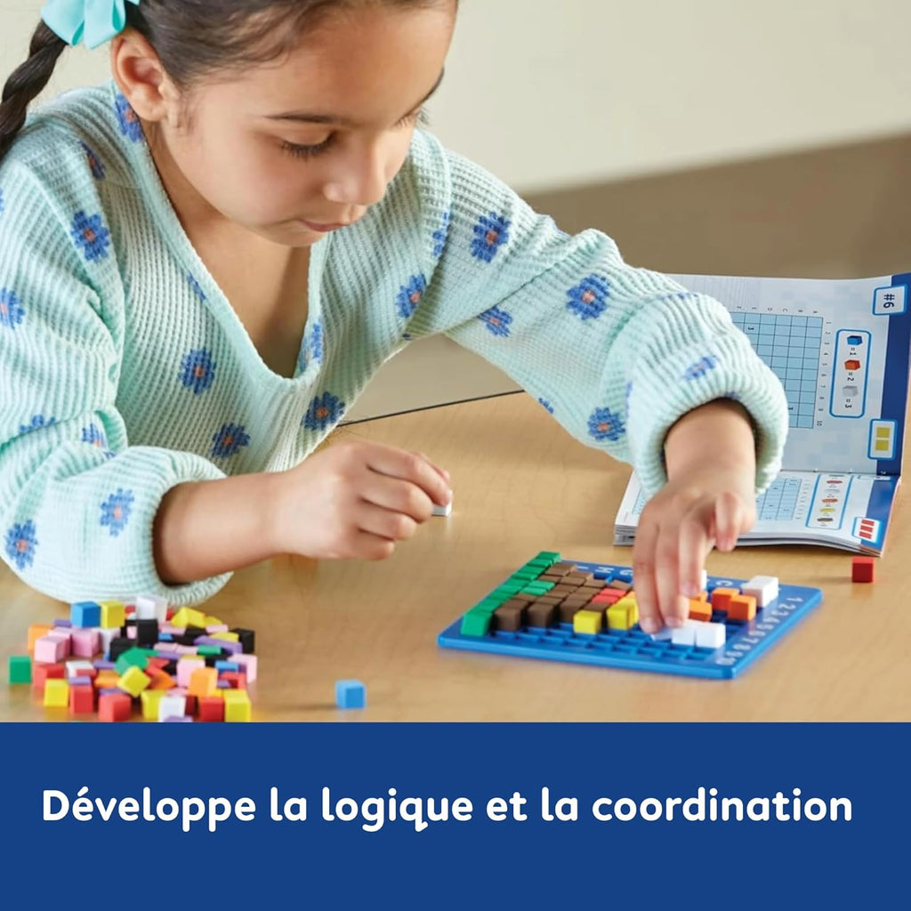 STEM Pixel Art Coding Challenge Toy for Kids