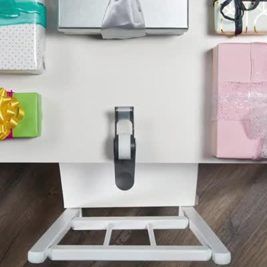Clip-On Rotating Tape Dispenser – Space-Saving Desk Mount Design