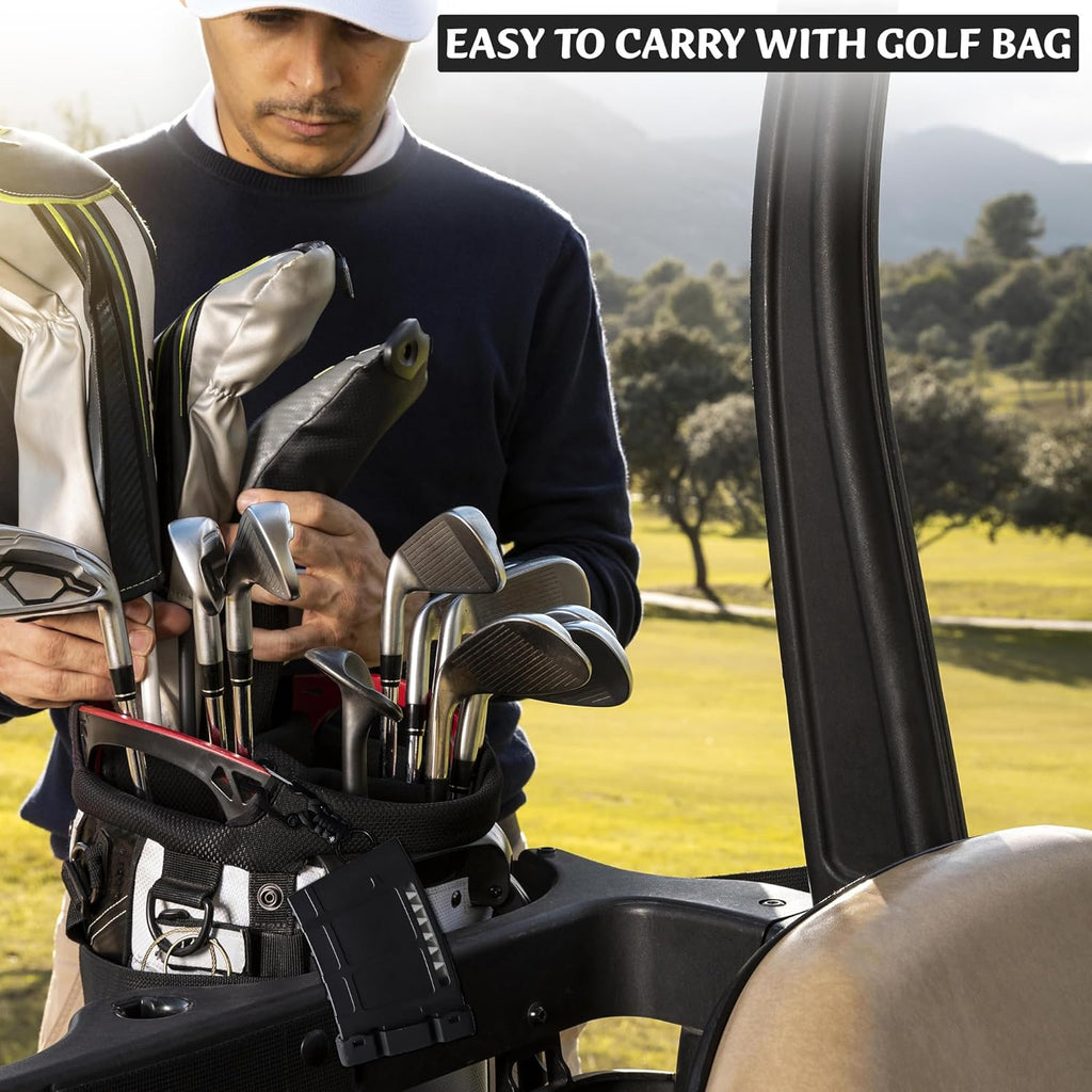 Clip-On Golf Tee Holder – Holds Up to 18 Tees | Lightweight & Durable 🏌️⛳