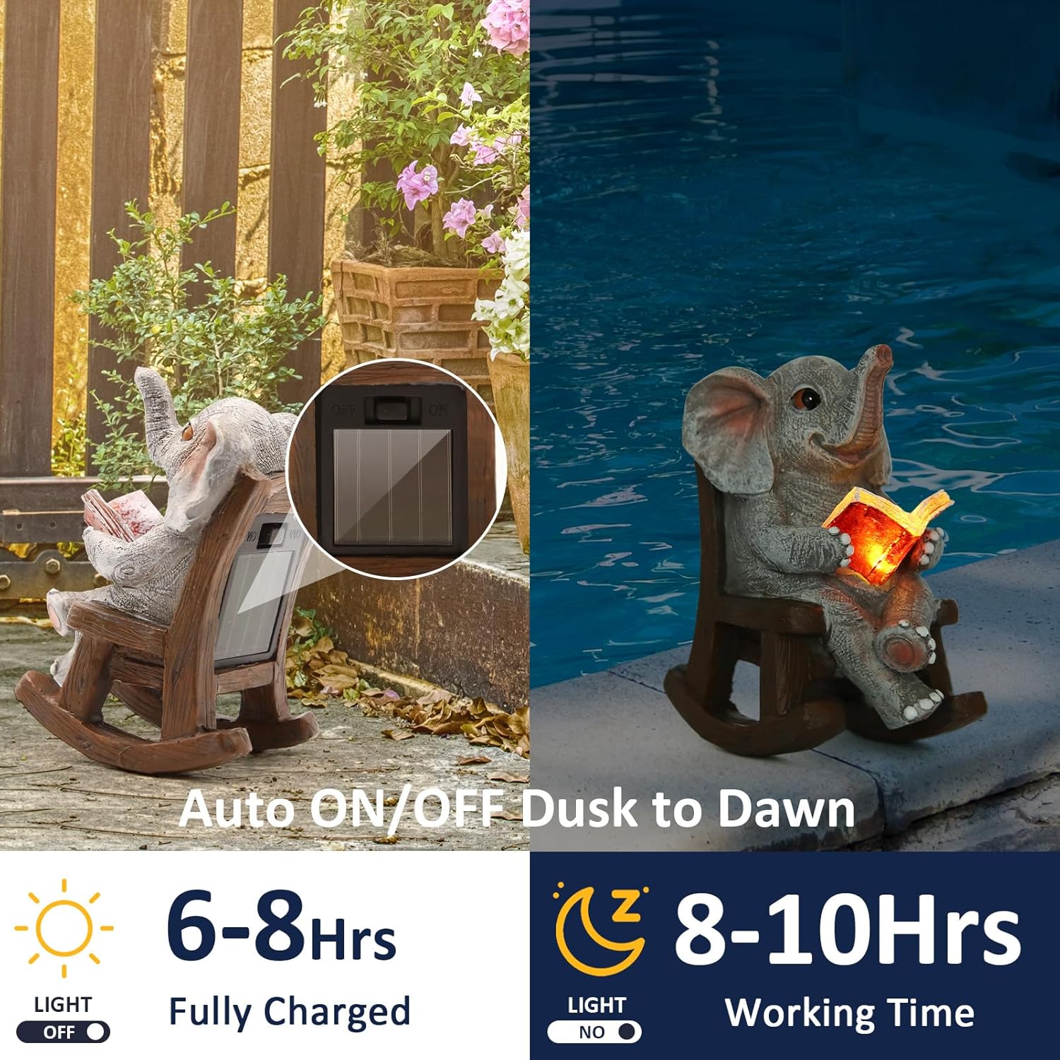 🌿🦔 Solar Hedgehog Garden Light | Waterproof Outdoor Decor with Warm LED Glow for Yard & Patio