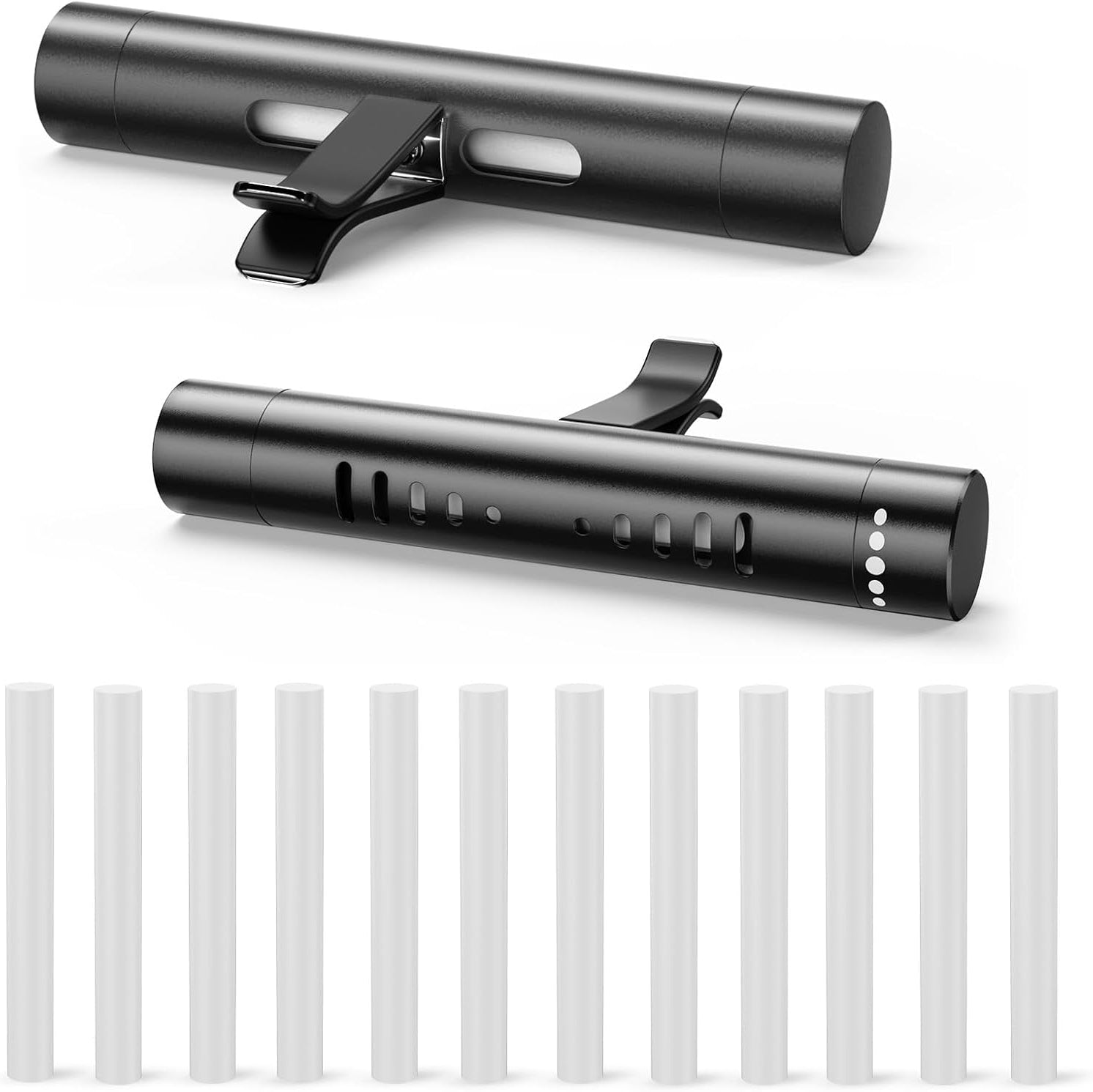 Black Vent Clip Car Diffuser (2Pcs)