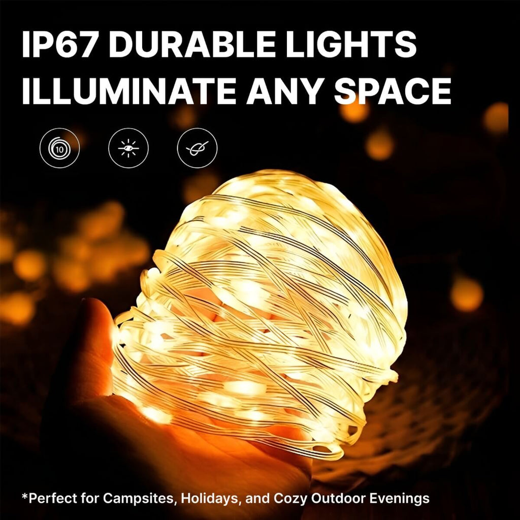 4-in-1 Waterproof LED Ambient Light Strip for Camping, Home & Holiday Décor ✨🎄