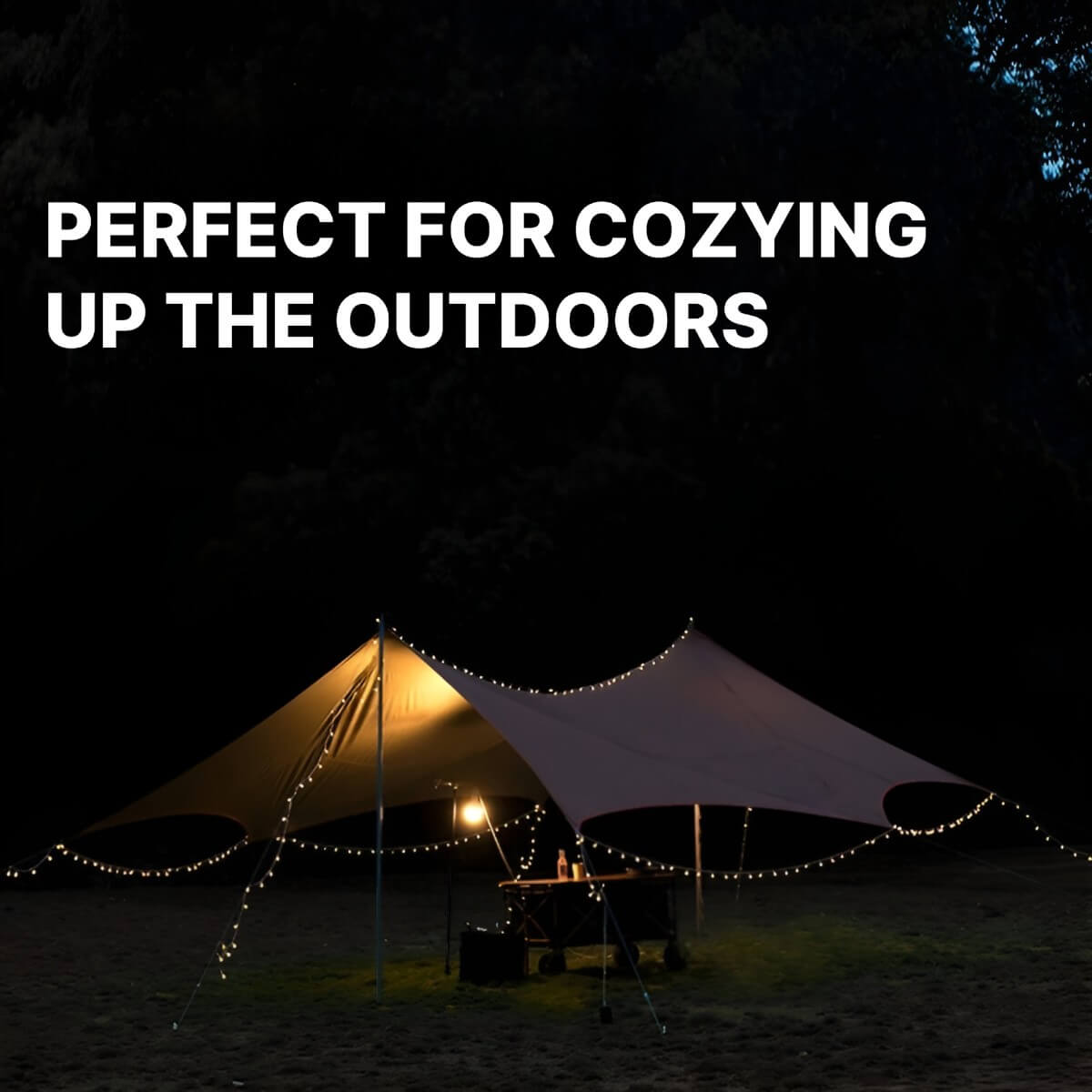 4-in-1 Waterproof LED Ambient Light Strip for Camping, Home & Holiday Décor ✨🎄