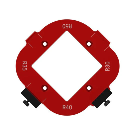 Aluminum Alloy Corner Radius Trimming Template – Precision Woodworking Guide Tool