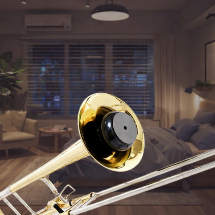 Trumpet Practice Mute for Bb Trumpet – Compact Silent Mute with Storage Pouch