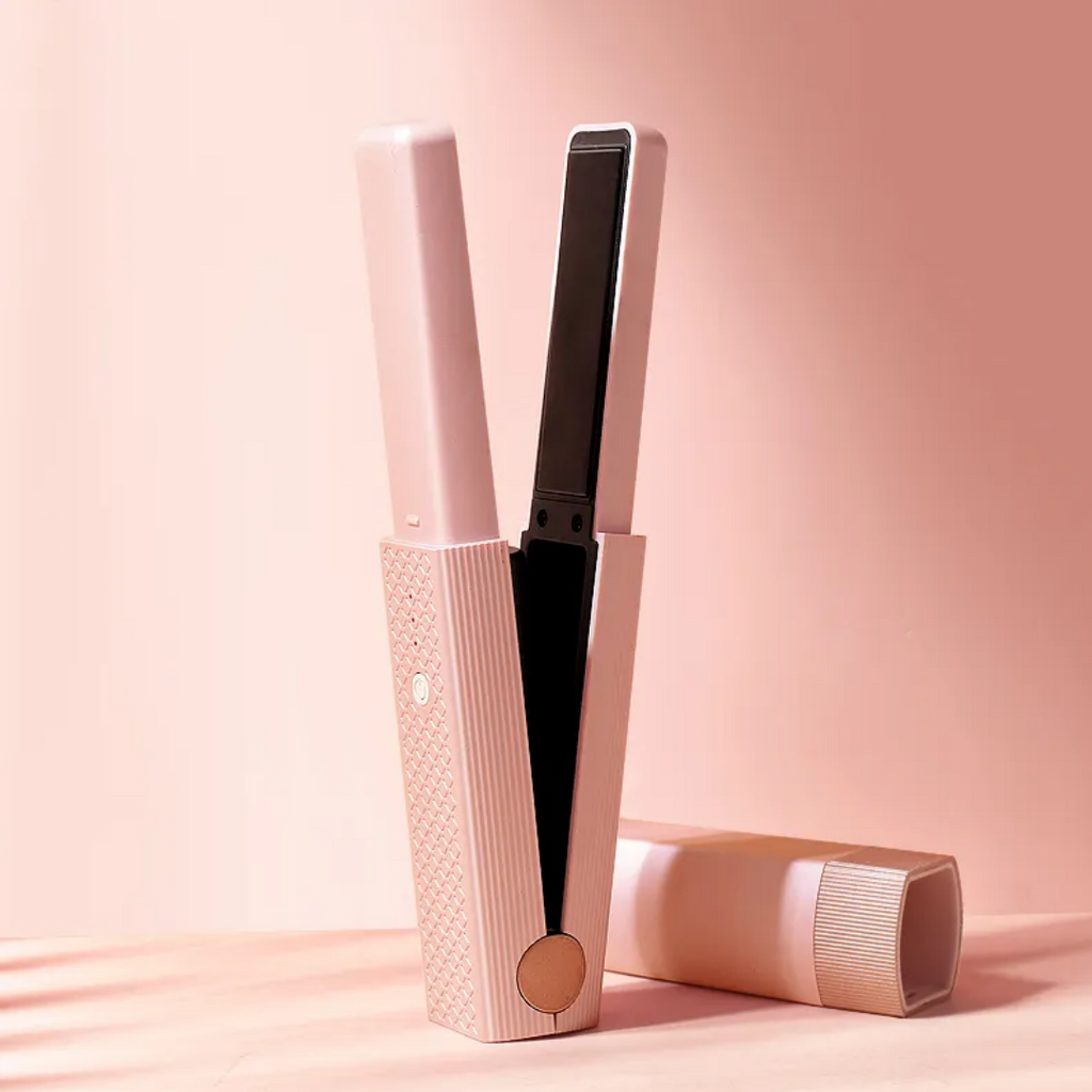 ✨ Pocket Hair Straightener: Compact Flat Iron for Smooth Styling Anywhere 💇‍♀️🔥