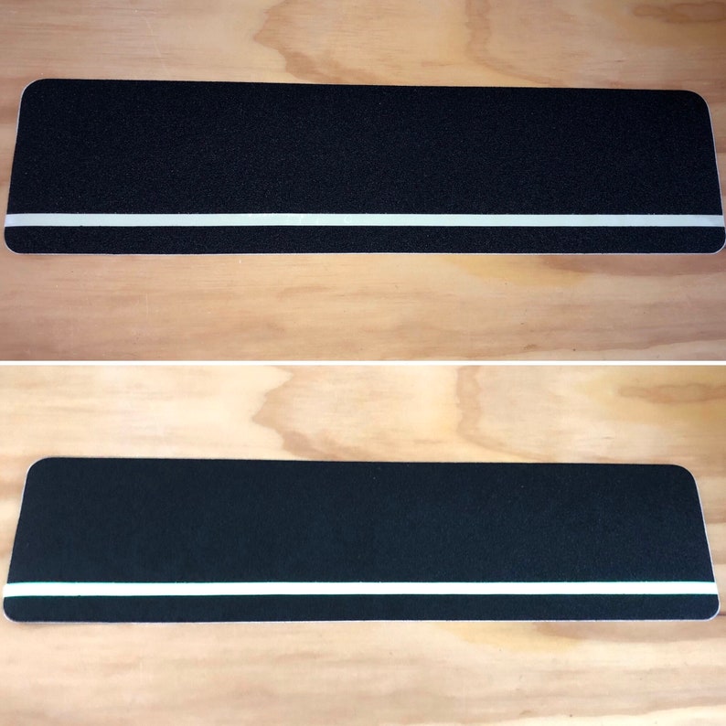 Non-Skid Panels | Anti-Slip Adhesive Cleat Treads | 24" long 6" wide | 5 Patterns | Strong Grip Tread Tape