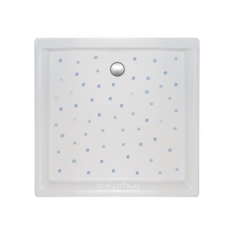 Decorative Non-Slip Stickers for Bathroom & Shower – Watercolor Dots for Bathtub Safety, Stylish and Functional Adhesive Circles