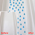 Boho Blue Raindrop Bathtub Stickers – 6 Sheets / 72 PCS Non-Slip Decals