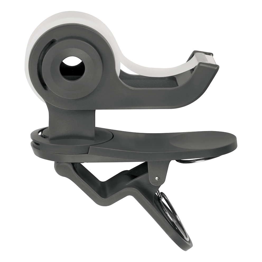 Clip-On Rotating Tape Dispenser – Space-Saving Desk Mount Design