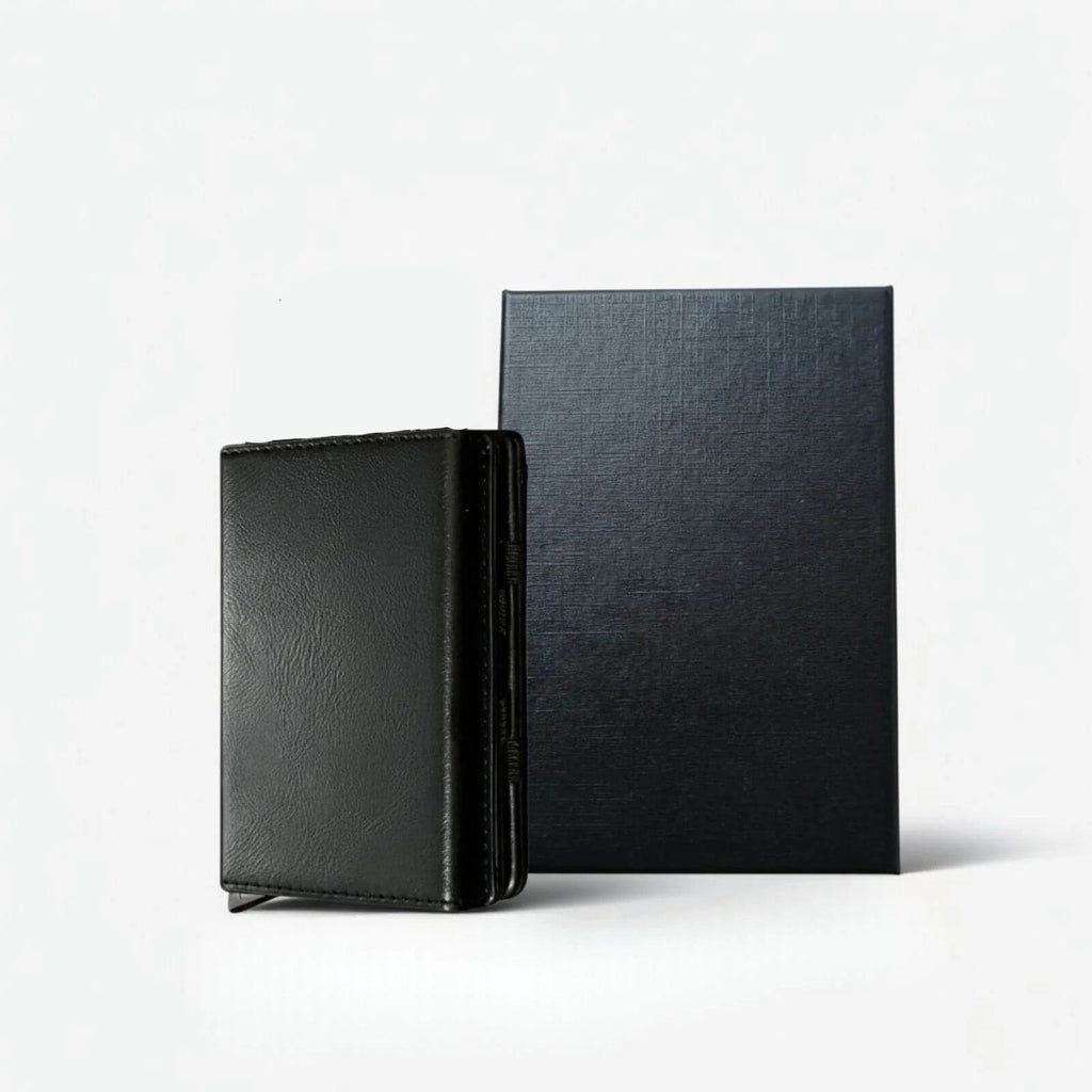 Magic Wallet – RFID Blocking, Compact, Vegan Leather Wallet with Pop-Up Card Slot
