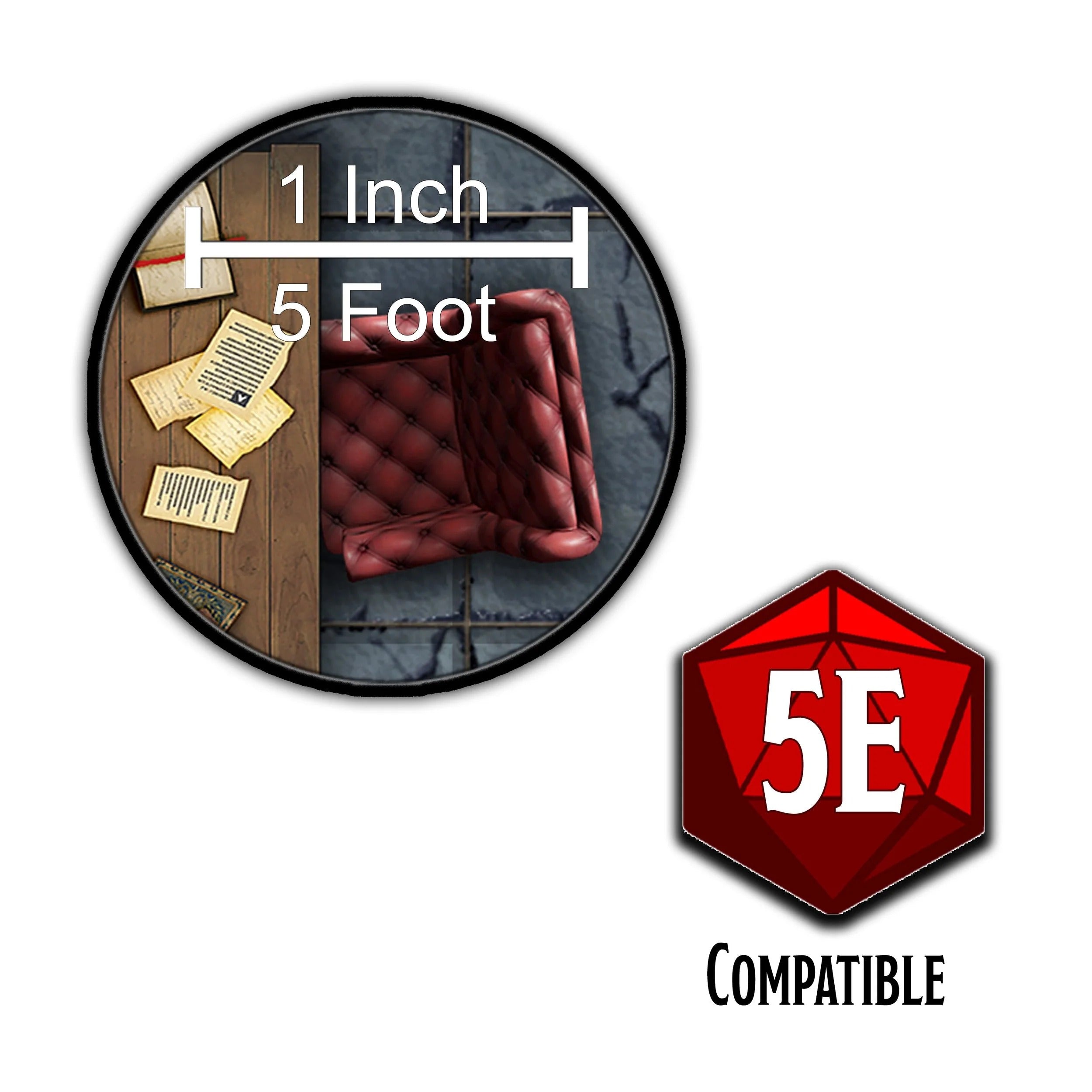 Big Book of Battle Mats – Cells & Shrines (9x12 inches) – Ultimate Tool for Tabletop RPGs