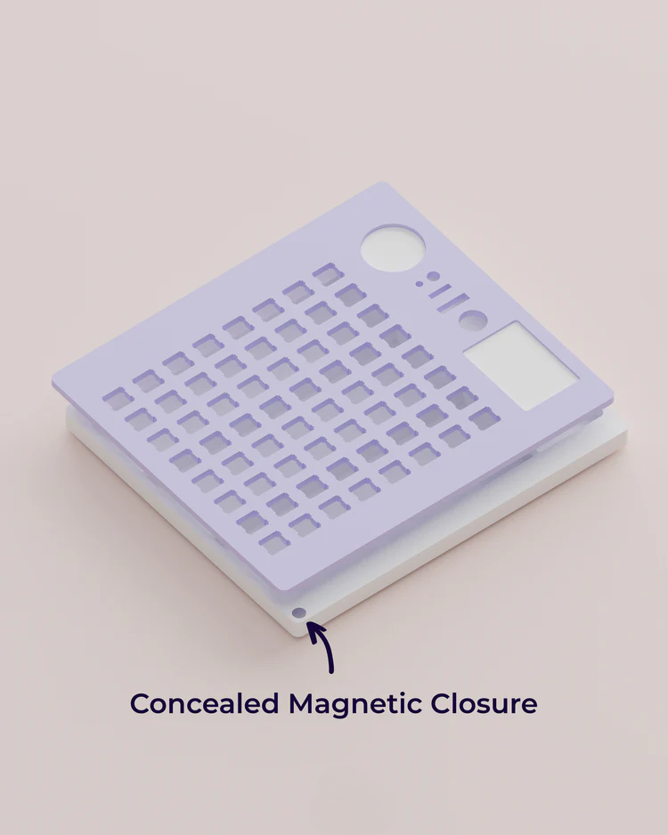 🧩 Magnetic Dual-Layer Switch & Accessory Organizer – Holds 64 Switches 🔧🖤