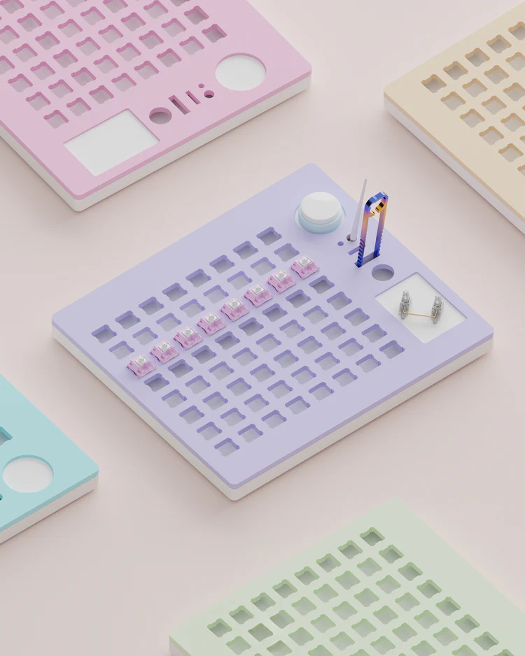 🧩 Magnetic Dual-Layer Switch & Accessory Organizer – Holds 64 Switches 🔧🖤