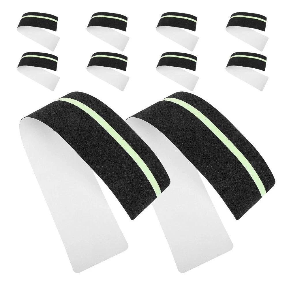 10pcs Non-Slip Stair Treads: Outdoor Stair Treads - 60-Grits Anti-Slip Step