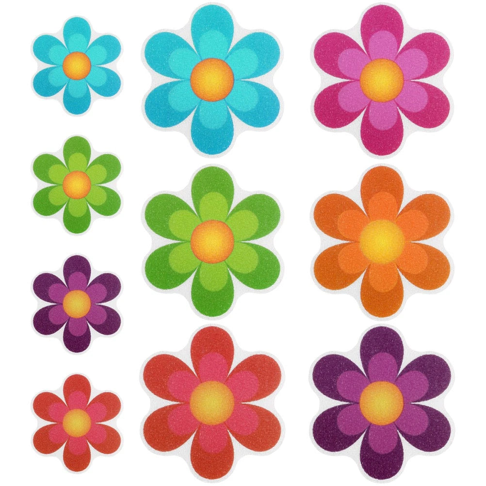 Safety Strip Bath Strips Non-slip Bathtub Stickers Flower Decals Anti-slip