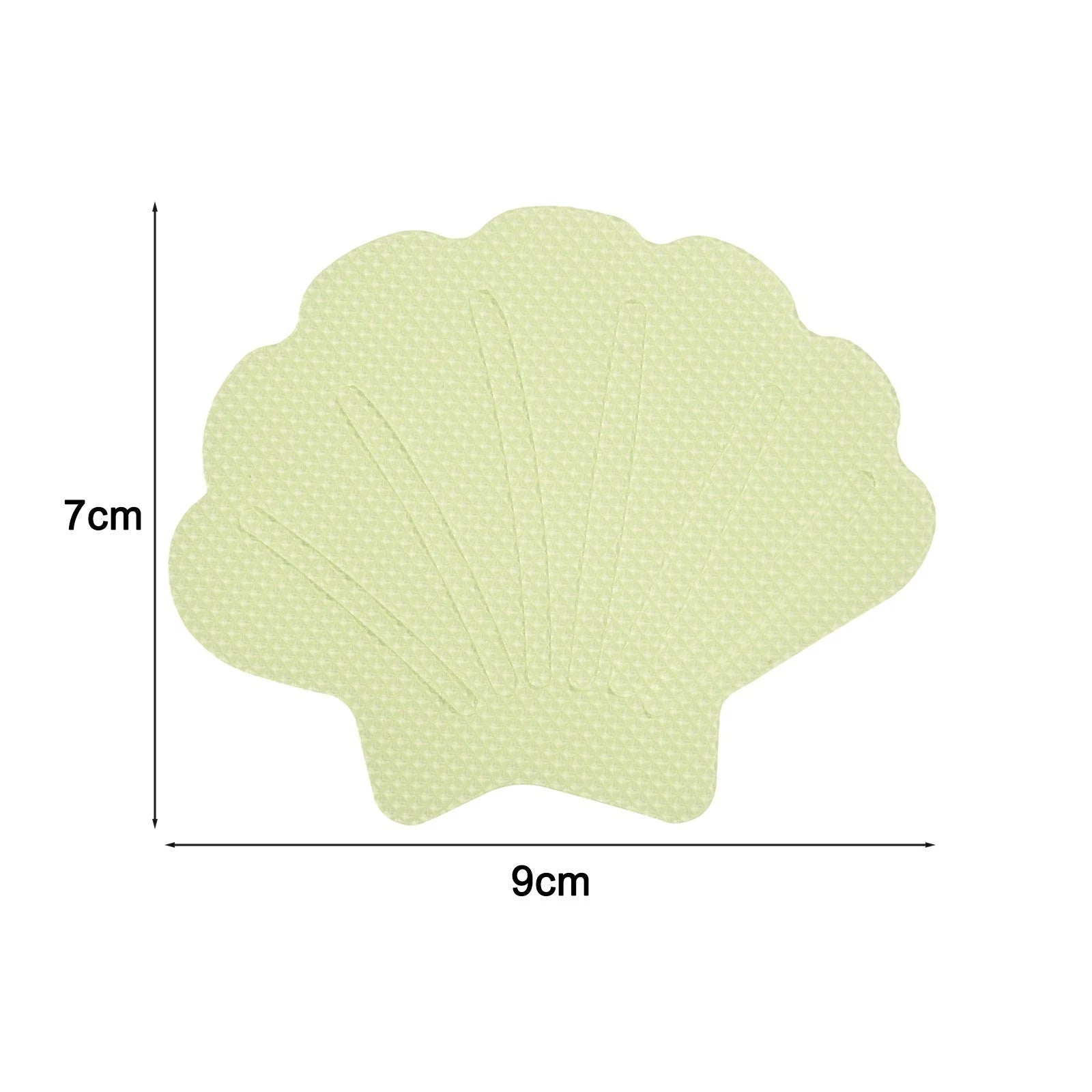 Shell Shape Non Slip Bath Stickers 12PCS for Bathroom and Kitchen Safety
