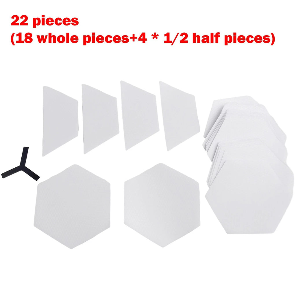 22pcs Surfboard Clear Deck Grip Pad Traction Surfpad Non-slip Stickers DIY