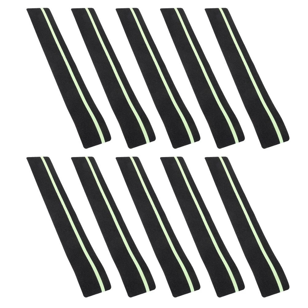 10pcs Non-Slip Stair Treads: Outdoor Stair Treads - 60-Grits Anti-Slip Step