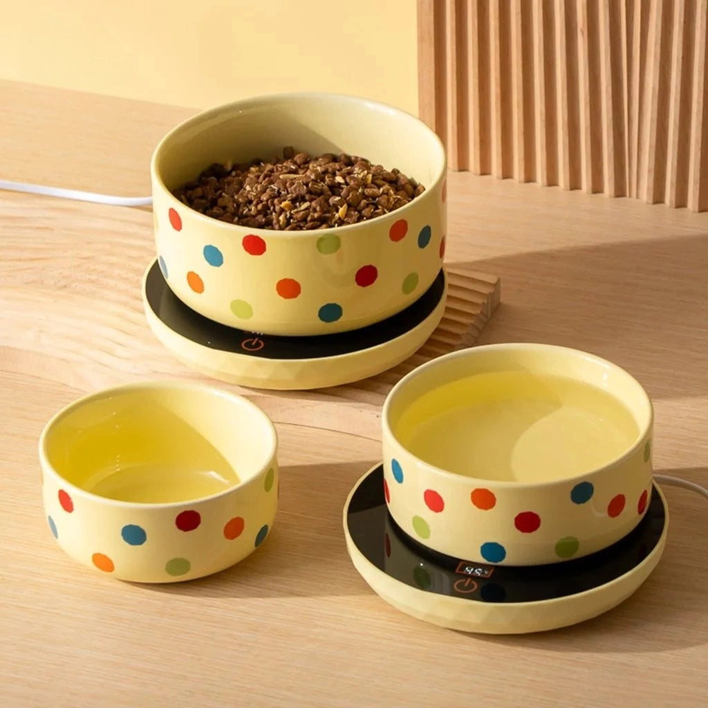 Smart Constant-Temperature Heated Cat Water Base | Safe, Silent & Cozy Hydration for Cats 🐾💧🌡️